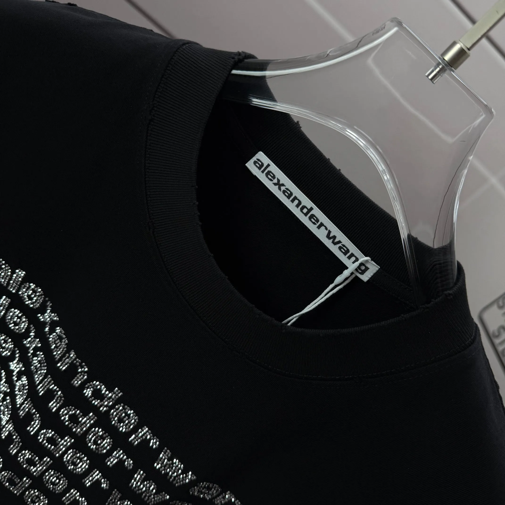 # 100 * *alexander 2026 New Arrival wang T Same Style ： Black Size： S （90-130 ） M （120-150 ） L （140-165 ） XL （160-180 ） XXL （180 ）